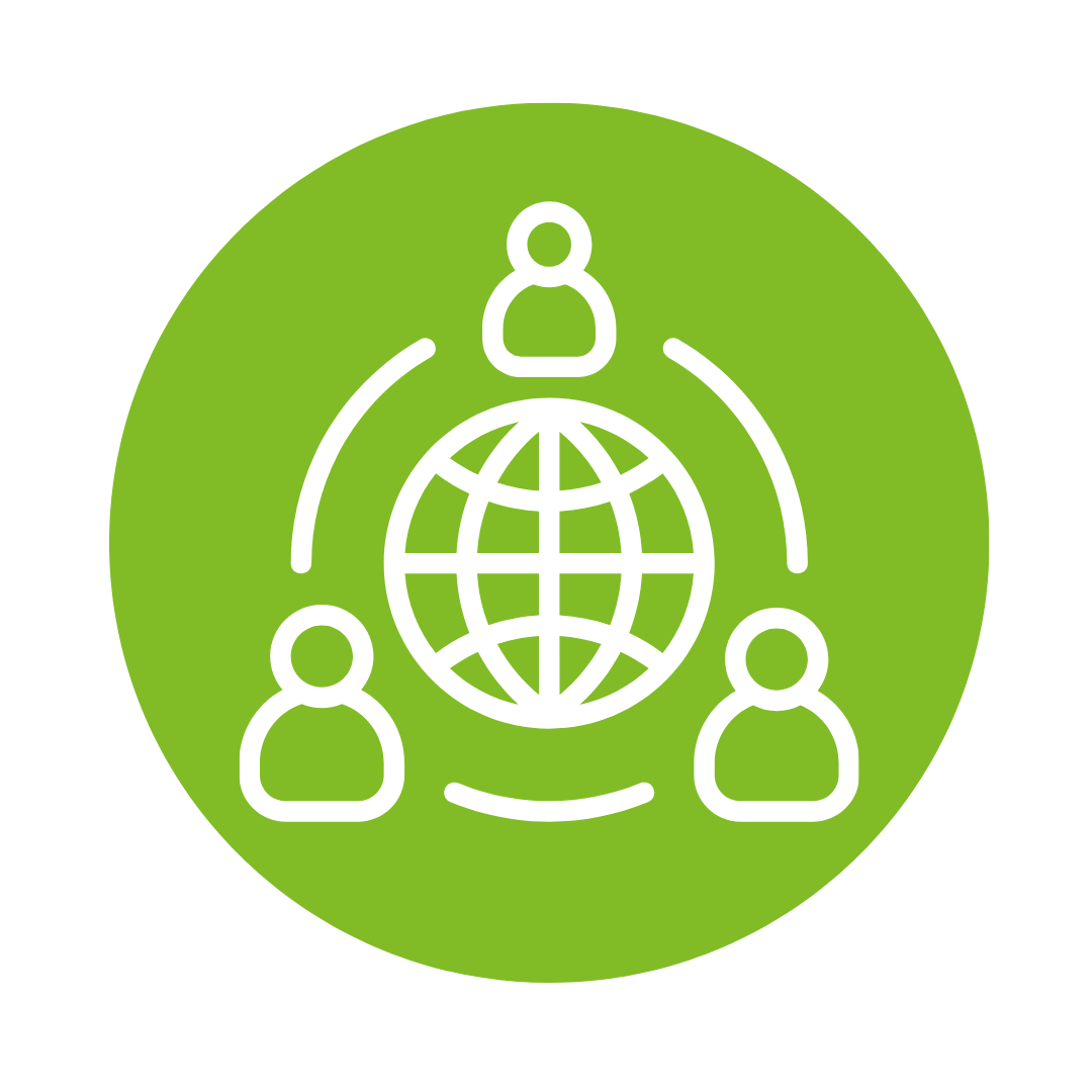 Icon Globus – Globales Sourcing-Netzwerk für zuverlässige Bauteilverfügbarkeit